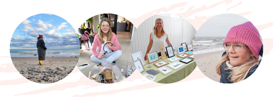 Hier sehen Sie ein Bild von Sandra Janicki, der Gründerin des Schmucklabels Andressa - Schmuck mit Herz aus Hamburg.