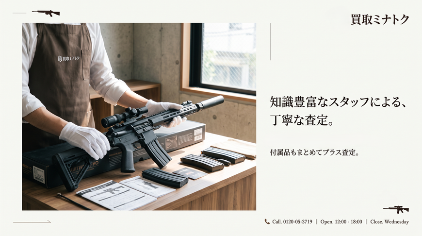 エアガン・電動ガン・モデルガン買取価格表リスト