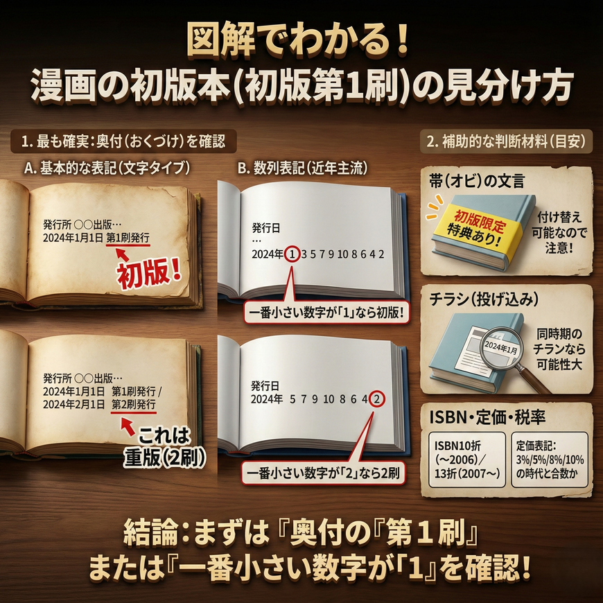 初版本の見分け方ガイド　リサイクルショップMINATOKU　株式会社BuyQ