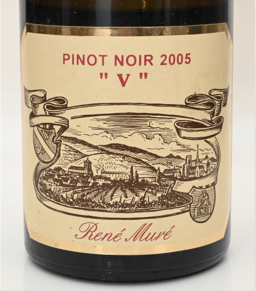 Le Pinot Noir "V" du Domaine Muré : V comme Vorbourg