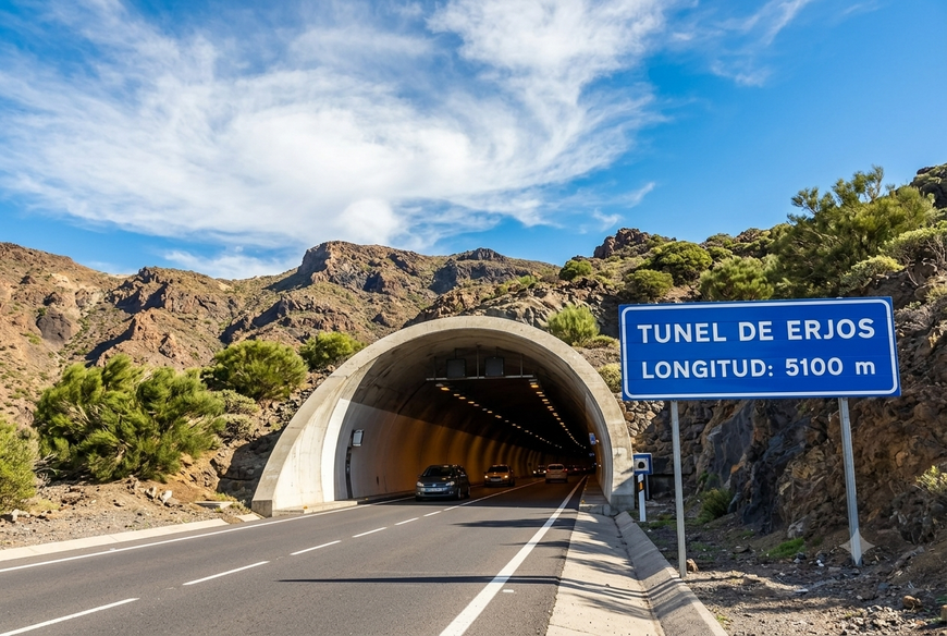 Neuer Erjostunnel auf Teneriffa
