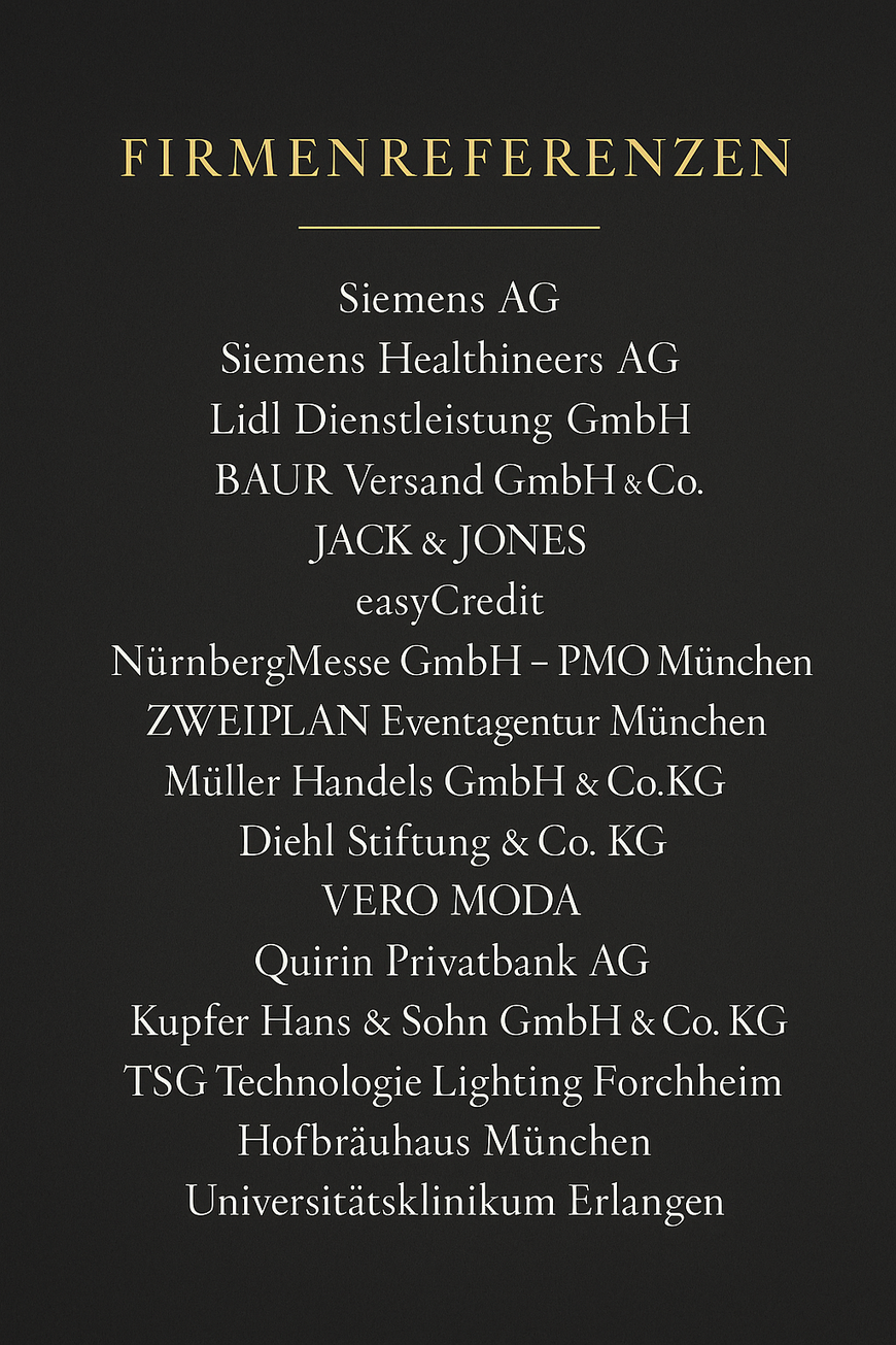 Firmenreferenzen DJ Michael Baumgartner – Siemens, Lidl, Quirin Bank, Hofbräuhaus u. v. m. | DJ für Firmenfeiern in Nürnberg, Erlangen & Umgebung