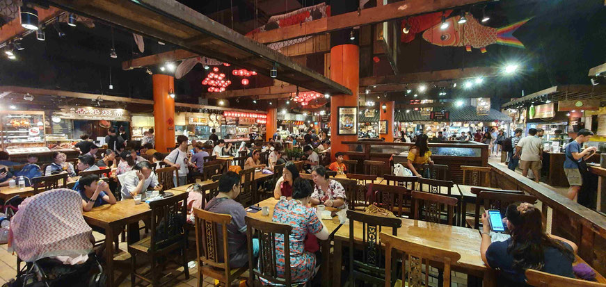 Hawker im Einkaufszentrum VivoCity