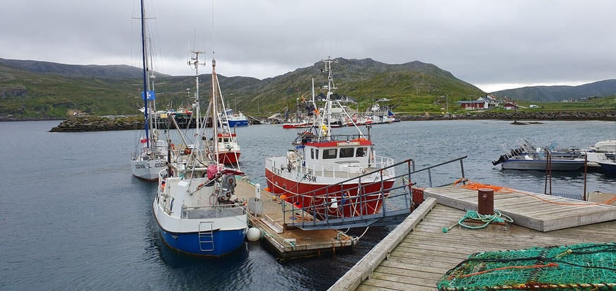 Fischerboote in Skarsvåg