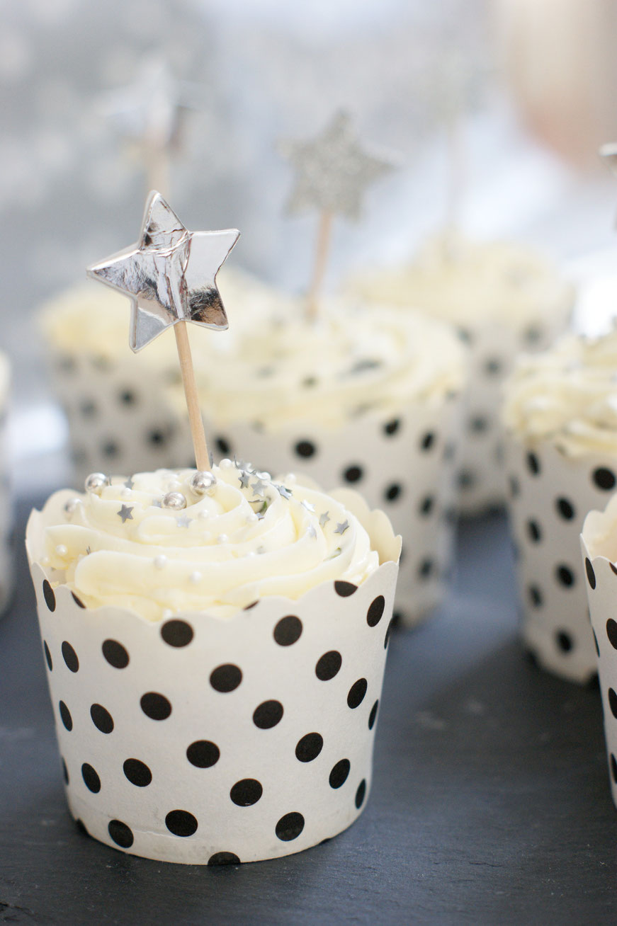 Champagner-Cupcakes mit Minze