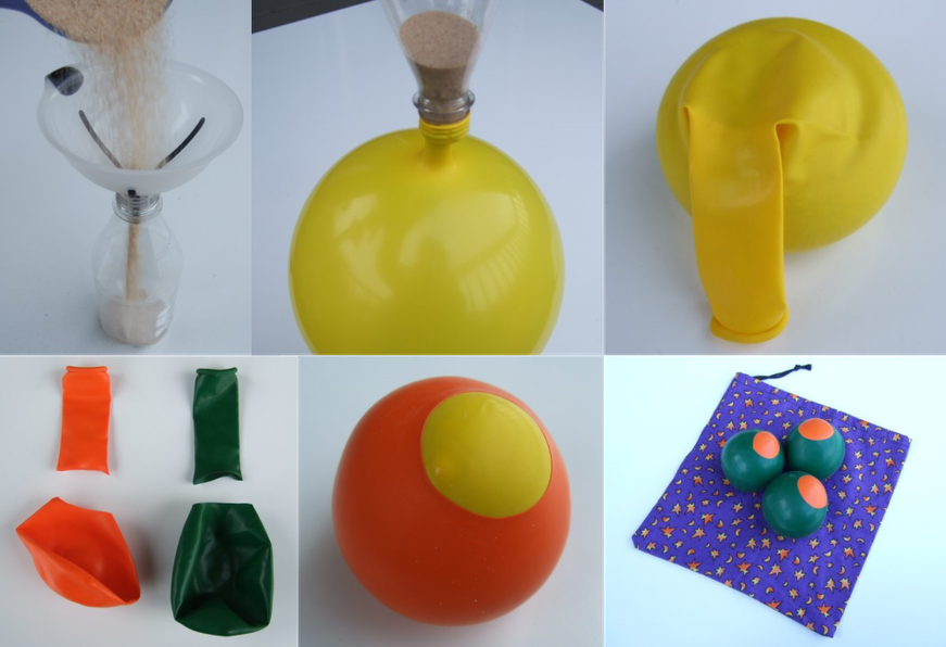 fabriquer des balles de jonglage en ballon