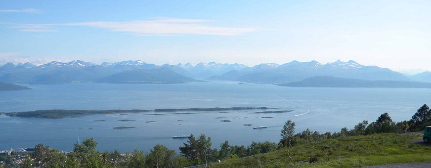 Blick auf den Romsdalsfjord