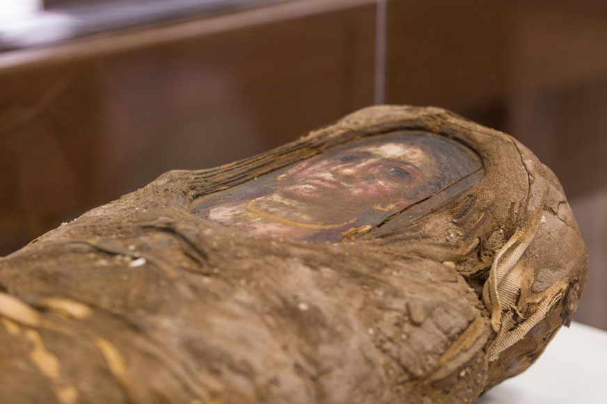 portrait mummy of young Roman Egyptian girl