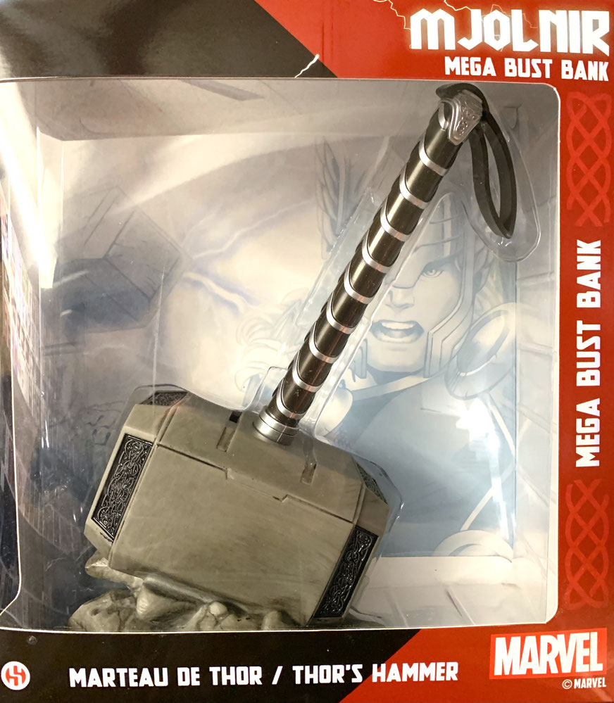 Thor’s Hammer Mjölnir Marvel Spardose 28cm Semic ovp