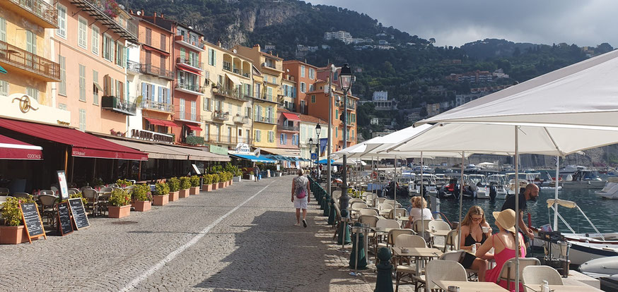 Uferpromenade in Villefranche-sur-Mer