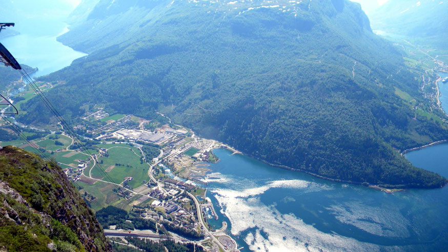 Blick vom Berg Hoven