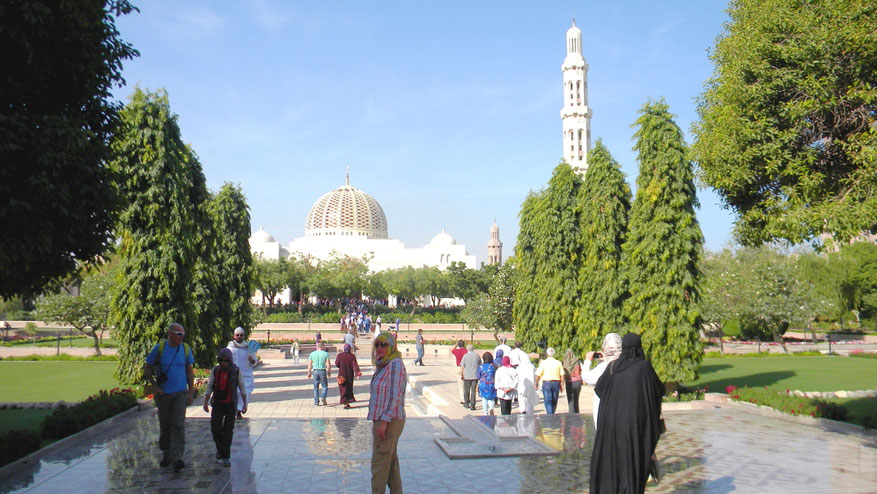 Weg zur Moschee