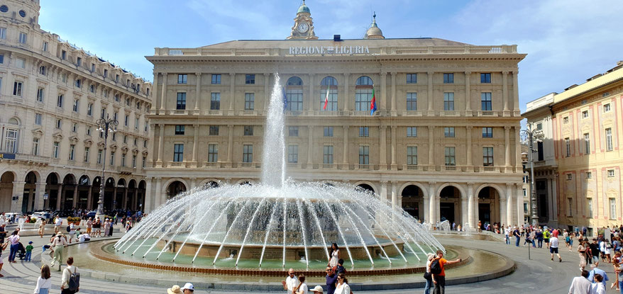 Piazza De Ferrari-Brunnen