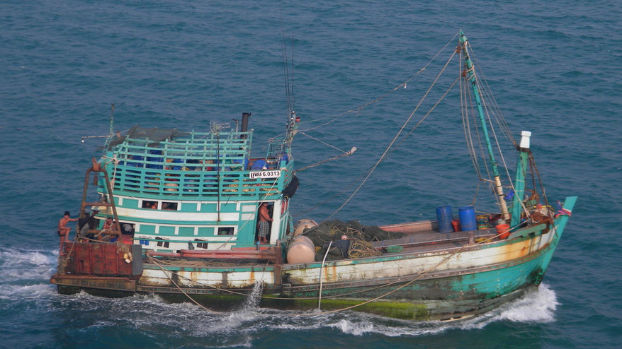 Fischerboot in Sihanoukville
