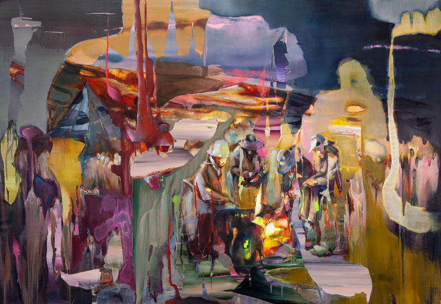 DREAMERS, 180x260 cm, oil on linen, 2018