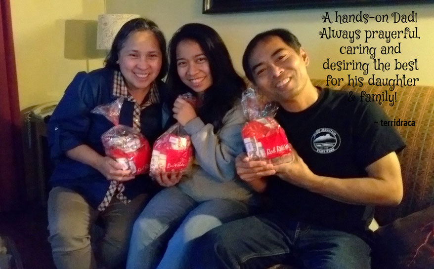 A hands-on Dad!  Always prayerful, caring and desiring the best for his daughter and family.  ~terridraca