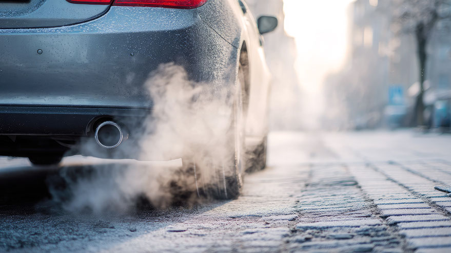 Verkehrsrecht: Motor warmlaufen lassen im Winter – Was ist verboten – was kostet Strafe?