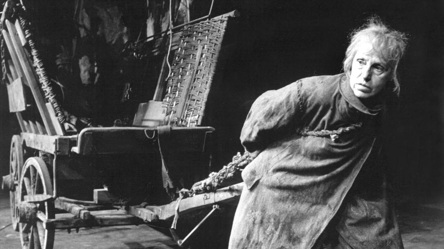 Lotte Lenya als „Mutter Courage“, 1965 © picture alliance / dpa / Ducklau