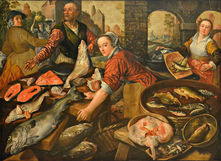 Joachim Beuckelaer, "Il Mercato del Pesce"