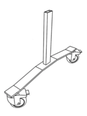 Windschutz auf Rollen