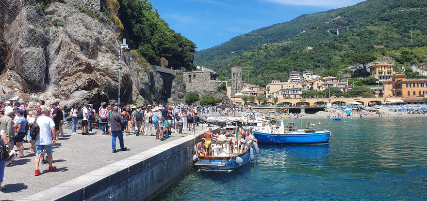 am Fähranleger in Monterosso