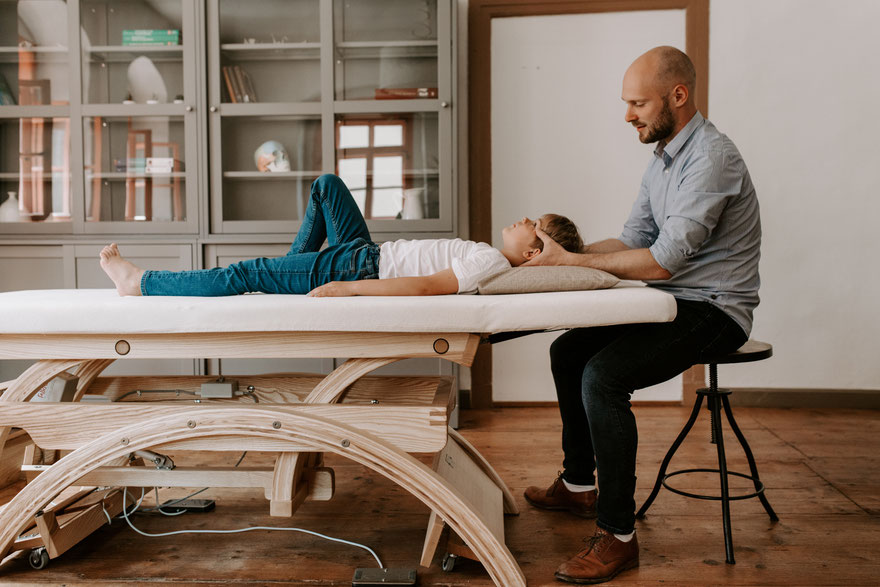 osteopathische Behandlung Schädel