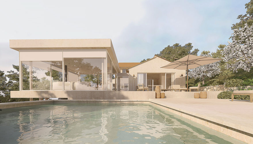 Rénovation et extension d'une villa à Aix-en-Provence
