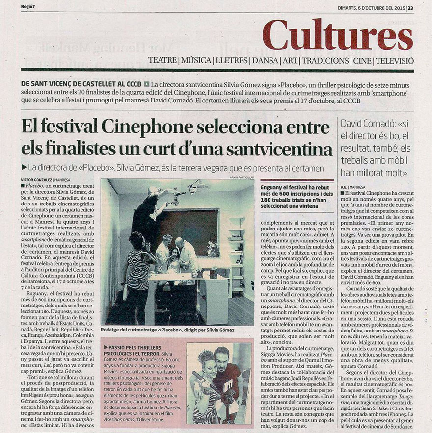 Corto, Placebo, enfermero psiquiatrico