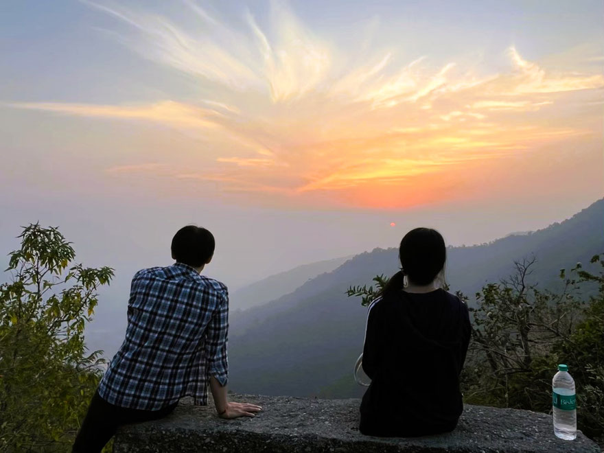 Suset at the Himalayas
