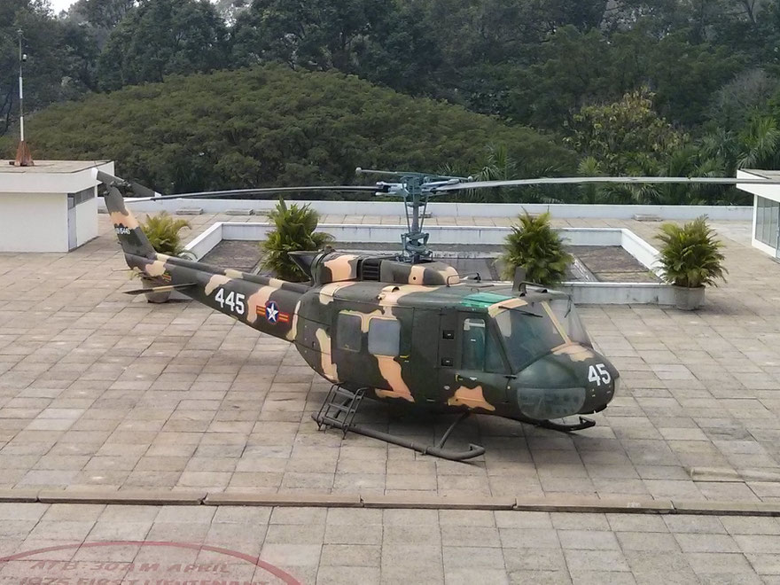 US helicopter in Saigon