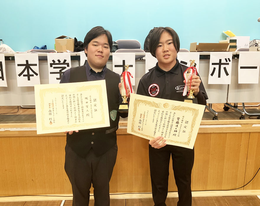 左：織田賢人、右：齊藤進之助　Photo : NBA