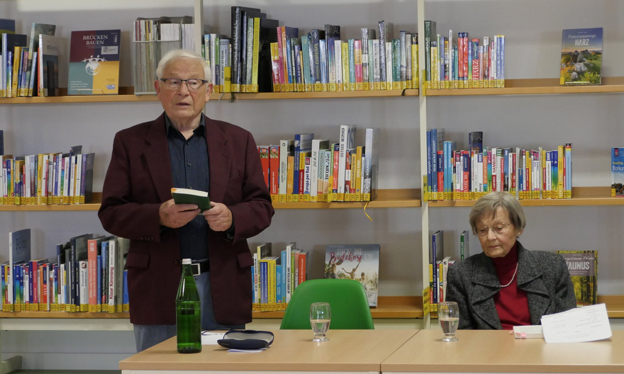 Gemeinsam mit Irene Lühdorff las Autor Peter Jäger aus seinem neuen Roman (Alle Fotos: K. Marquardt)