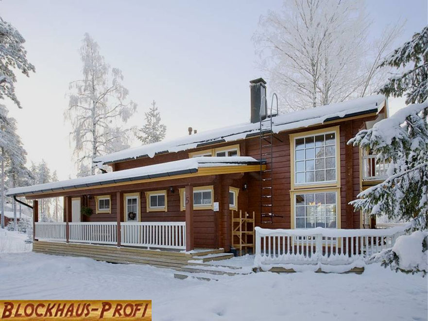 Blockhaus bauen - Wohnblockhaus in Nordfinnland - Massivholzhaus - Blockhausbau - Hausbau - Architektenhaus - Eigenleistungen - Winterfeste Blockhäuser - Blockhaus als Hauptwohnsitz oder Zweitwohnsitz - Bauantrag - Baugenehmigung - Architekt - Preisliste