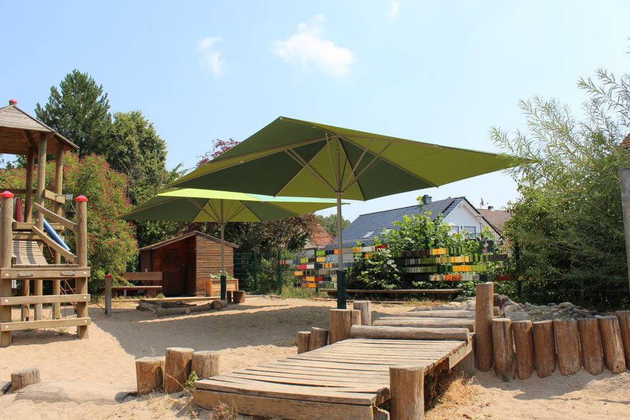 may Sonnenschirme Kindergarten Erlensee - FINK Sonnenschirme may