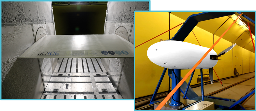 Mockups for Icing Wind Tunnel Testing