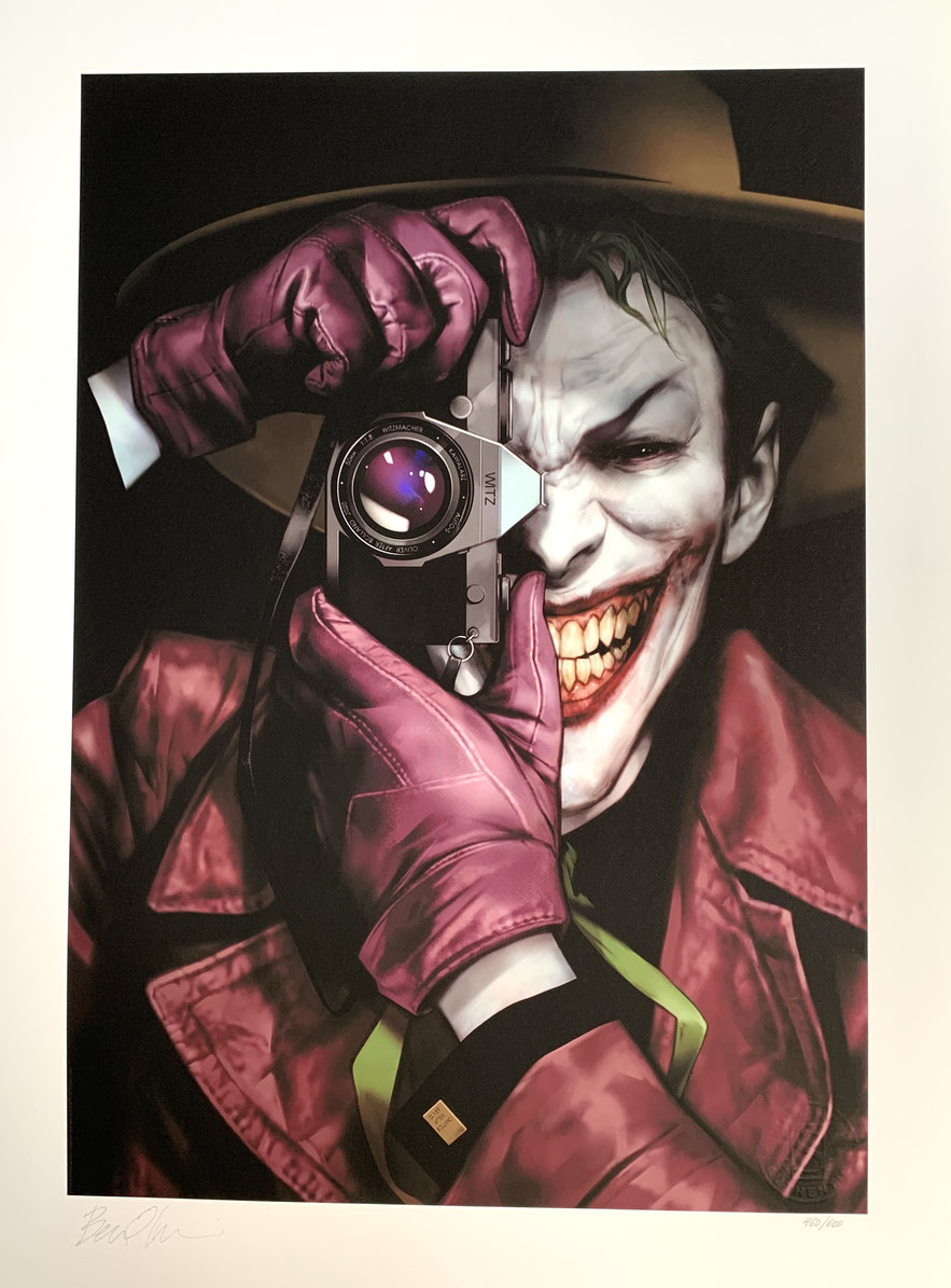 Joker - The killing Joke DC Fine Art Print Ben Oliver 46 x 61cm Giclee ungerahmt Sideshow
