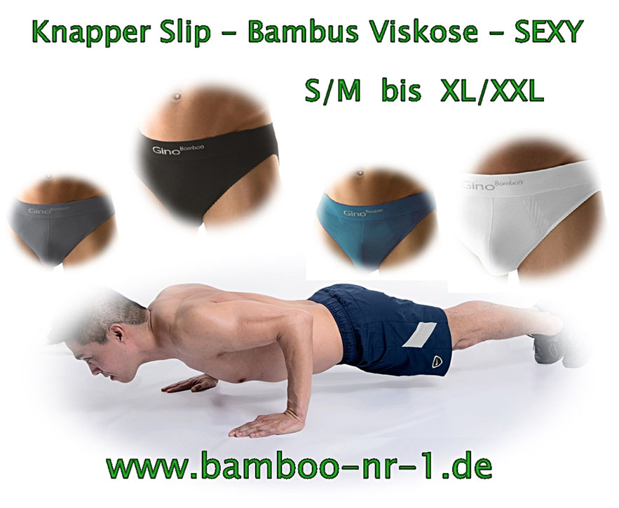 Knapper Slip aus Bambus Viskose für sportliche Männer