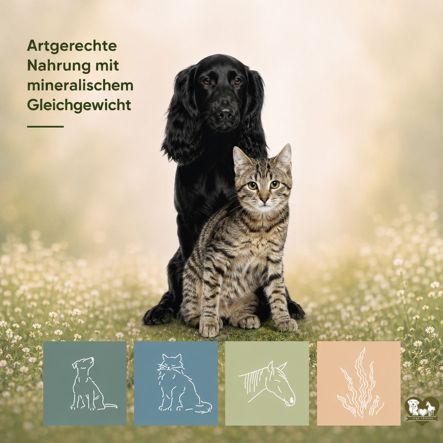 REiCO natürliche Tiernahrung für Hunde und Katzen – mineralisches Gleichgewicht