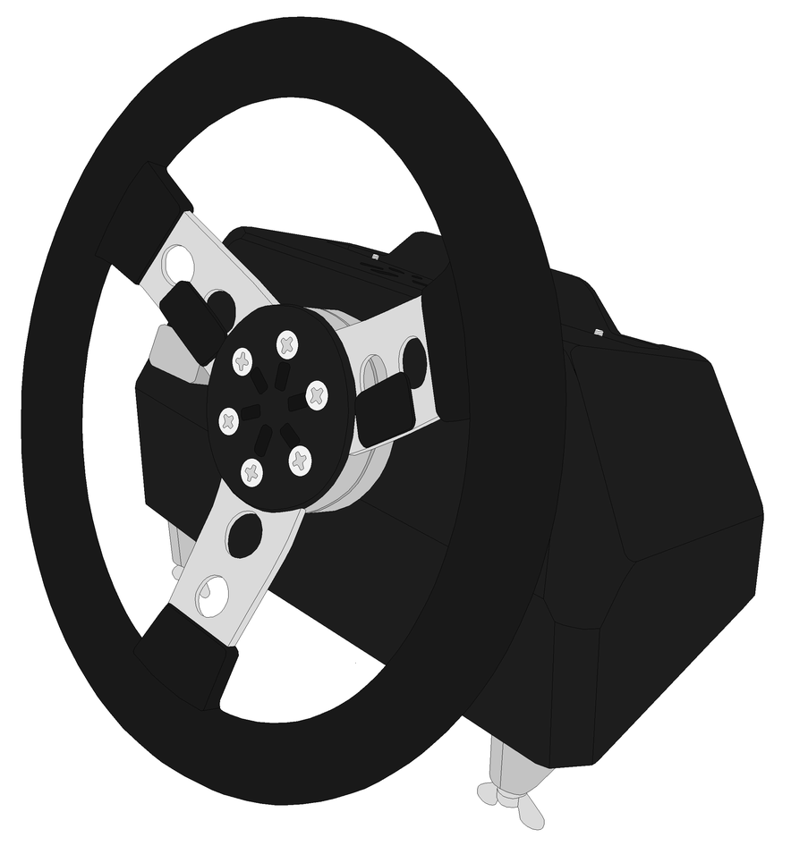 Technical specifications of the steering wheel PSK fpv car system