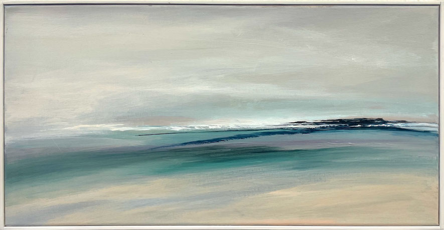 O.T. 30 x 60 cm, Acryl auf Leinwand