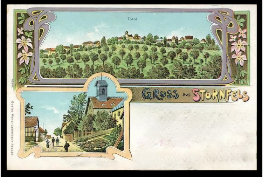 Postkarte Stornfels ca. 1913