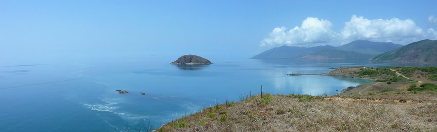 liegt die Insel noch im Meer oder schon im Himmel?