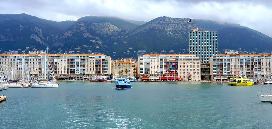 Blick zurück nach Toulon