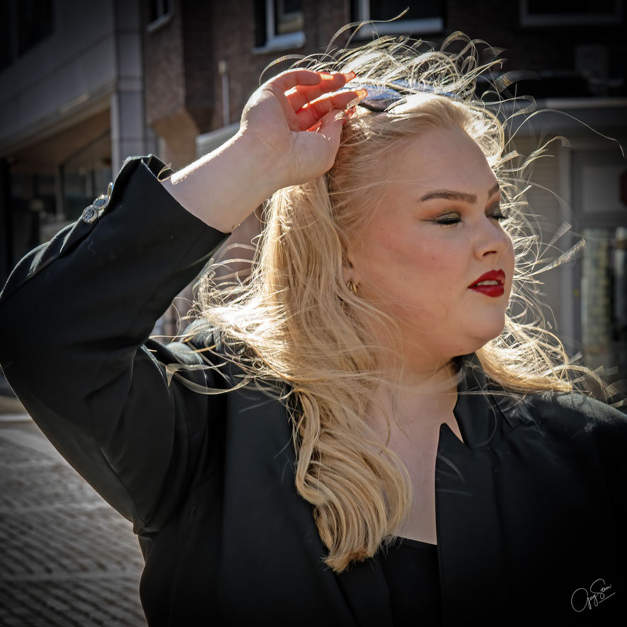 Model Ingrid Vd Heuvel een erg leuke City shoot met haar gedaan in Den Bosch