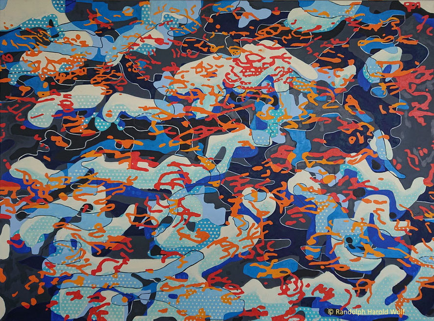 Solución primordial  Óleo sobre lienzo 135 × 100 cm 2020