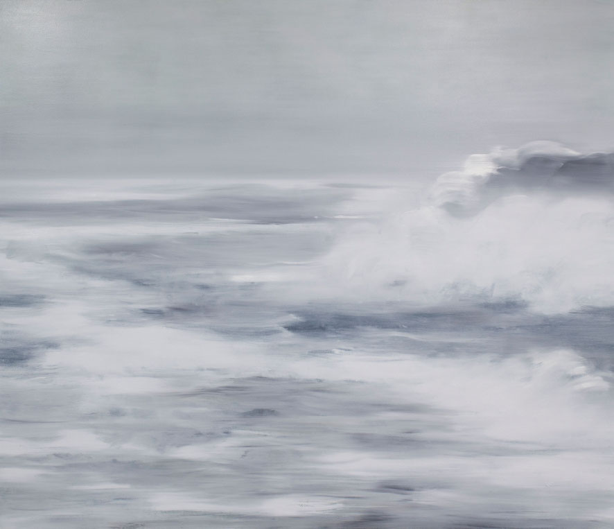 Die Wellen 180x210cm 2020 oil on canvas