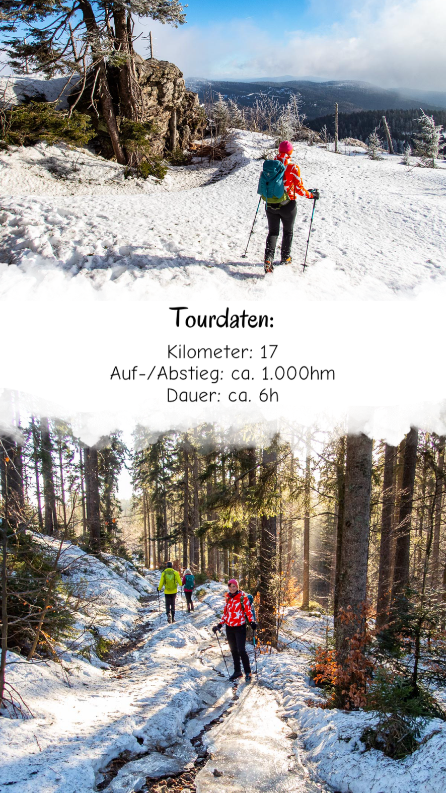 Winterwanderung auf den Großen Arber im Bayerischen Wald