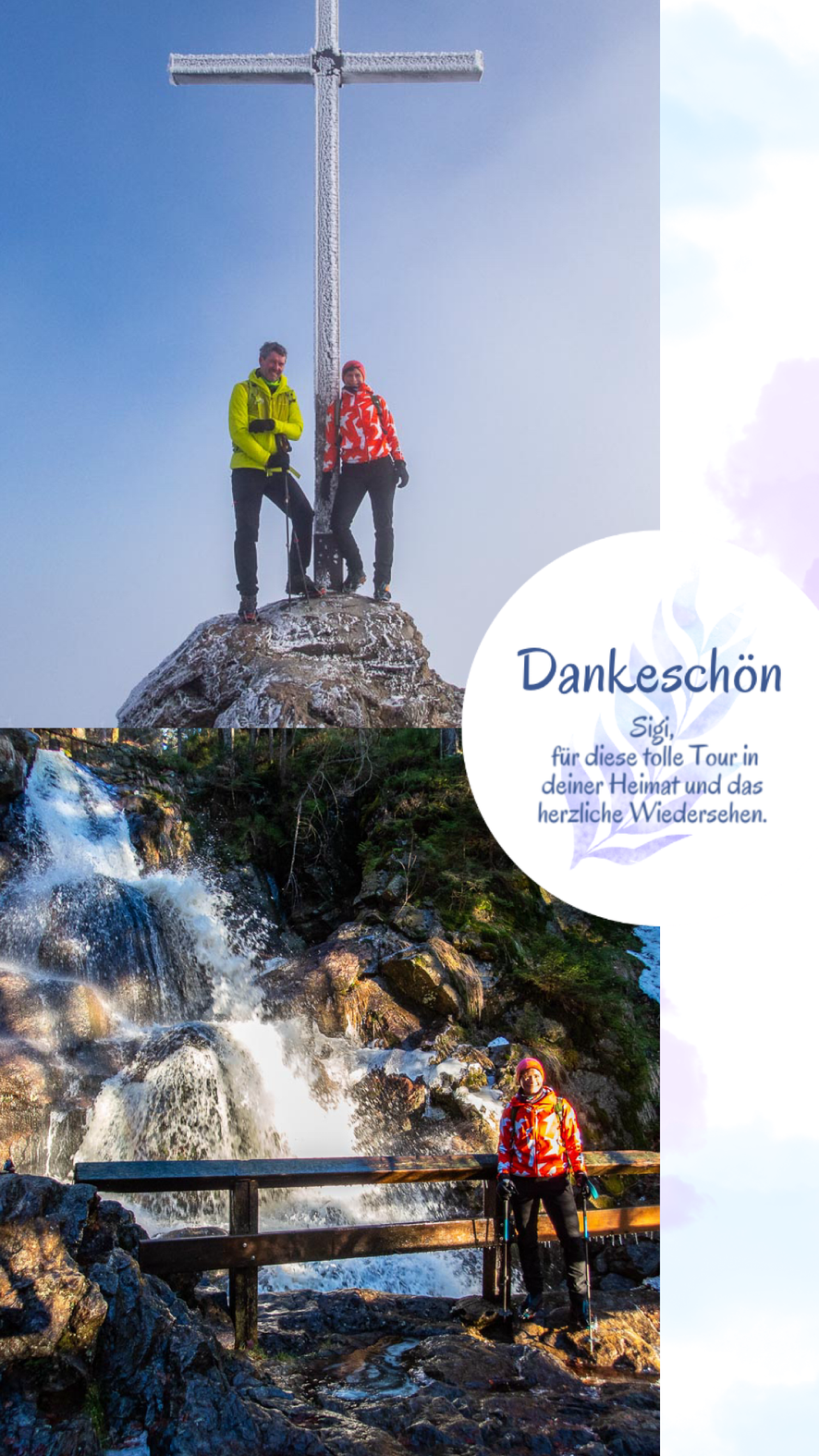 Winterwanderung auf den Großen und Kleinen Arber im Bayerischen Wald