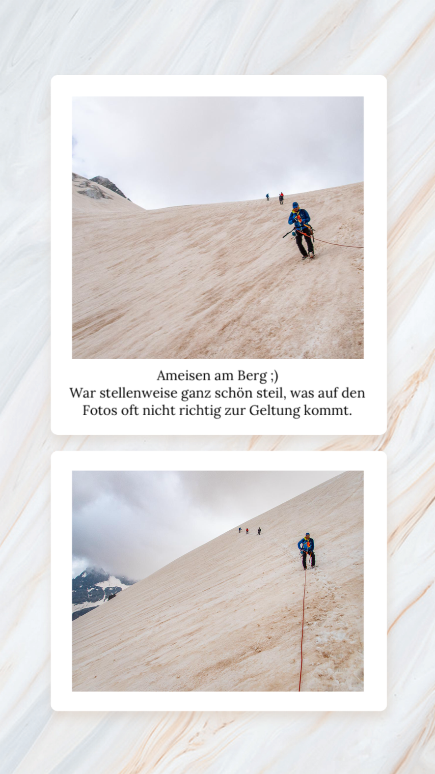 Hochtourenwochenende mit dem Alpenverein (DAV) Ludwigsburg im Engadin/Schweiz. Wanderung zur Coaz-Hütte (Chamanna Coaz) und auf die La Muongia in der Bernina-Gruppe.
