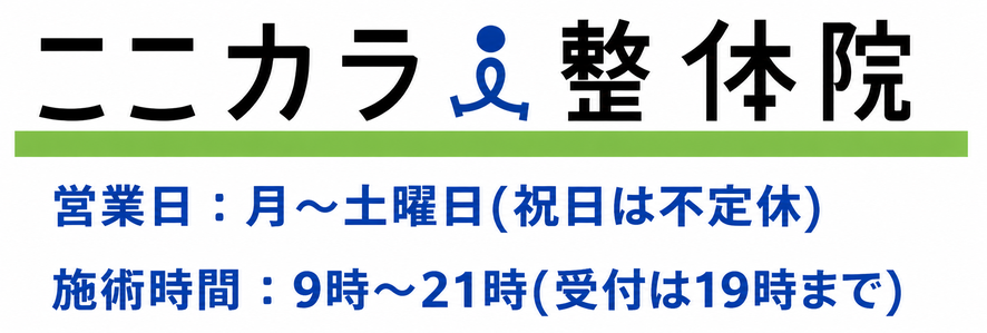 中津市の整体ならスポーツ障害、慢性症状専門のここカラ整体院で根本改善